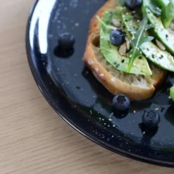 Maison Jean-Vier Assiette à dessert Bleu