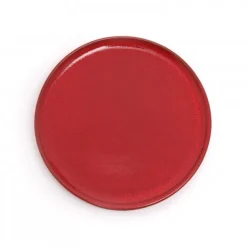 Maison Jean-Vier Assiette à dessert Rouge