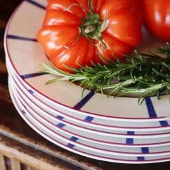 Maison Jean-Vier Assiette plate Blanc