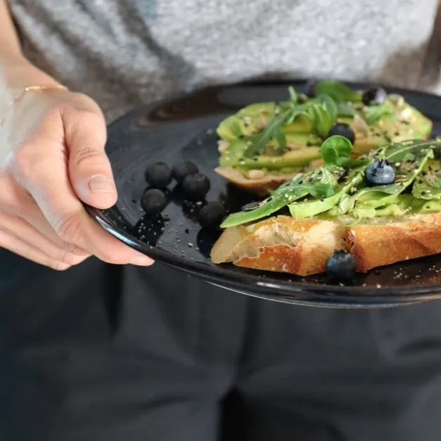 Maison Jean-Vier Assiette plate Bleu