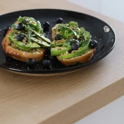 Maison Jean-Vier Assiette plate Bleu