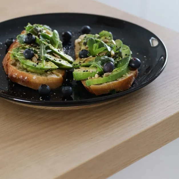 Maison Jean-Vier Assiette plate Bleu