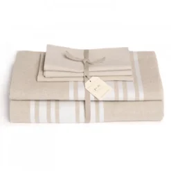 Maison Jean-Vier Chemin de table Blanc