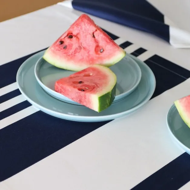 Maison Jean-Vier Chemin de table Bleu