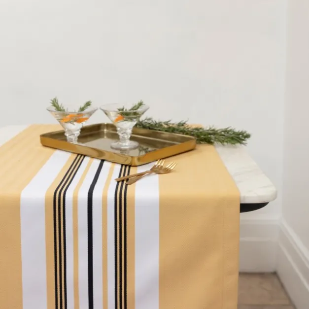 Maison Jean-Vier Chemin de table Jaune