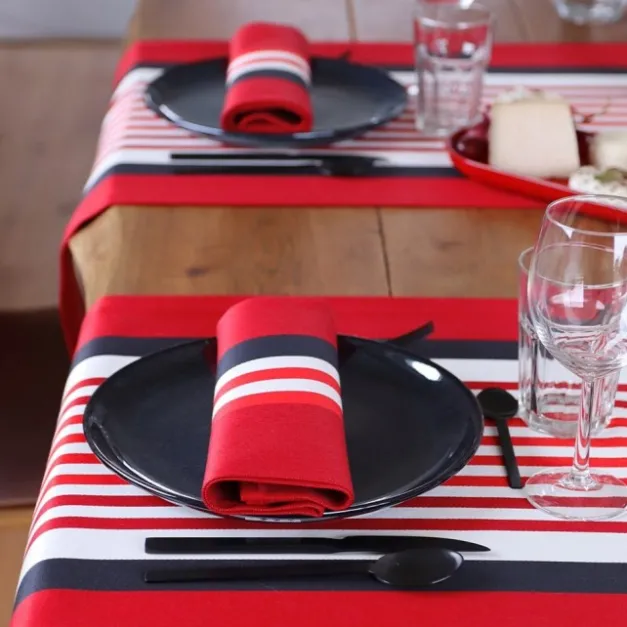 Maison Jean-Vier Chemin de table Rouge