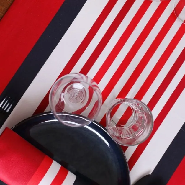 Maison Jean-Vier Chemin de table Rouge