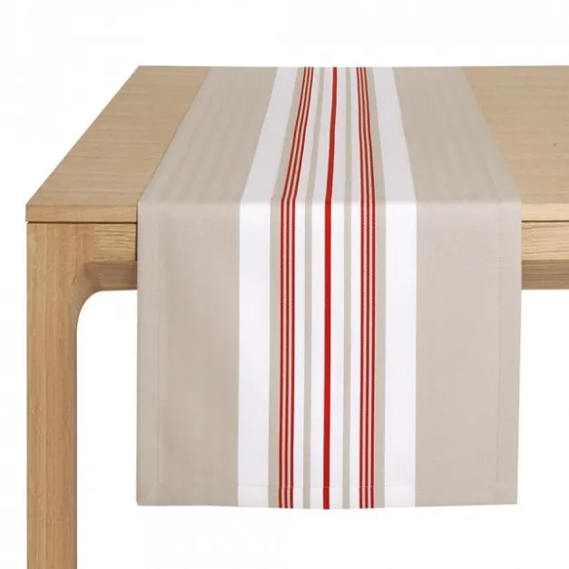 Maison Jean-Vier Chemin de table Rouge