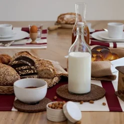 Maison Jean-Vier Chemin de table Rouge