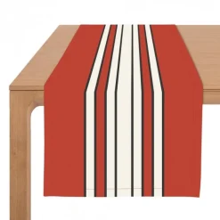 Maison Jean-Vier Chemin de table Rouge