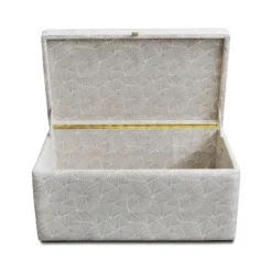 Maison Jean-Vier Coffre et malle de rangement Beige