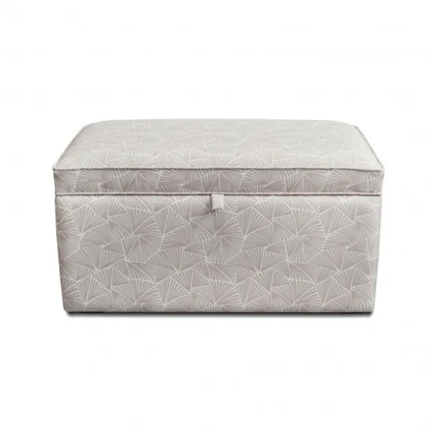 Maison Jean-Vier Coffre et malle de rangement Beige