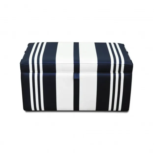 Maison Jean-Vier Coffre et malle de rangement Bleu