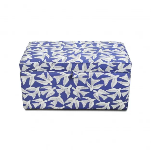 Maison Jean-Vier Coffre et malle de rangement Bleu