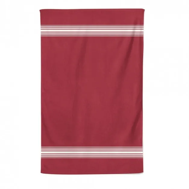 Maison Jean-Vier Drap de bain Rouge