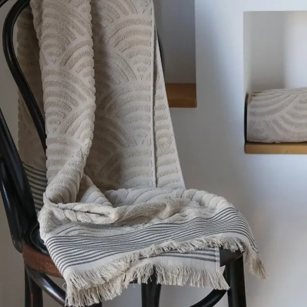 Maison Jean-Vier Drap de douche Beige