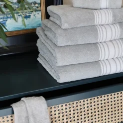 Maison Jean-Vier Drap de douche Gris