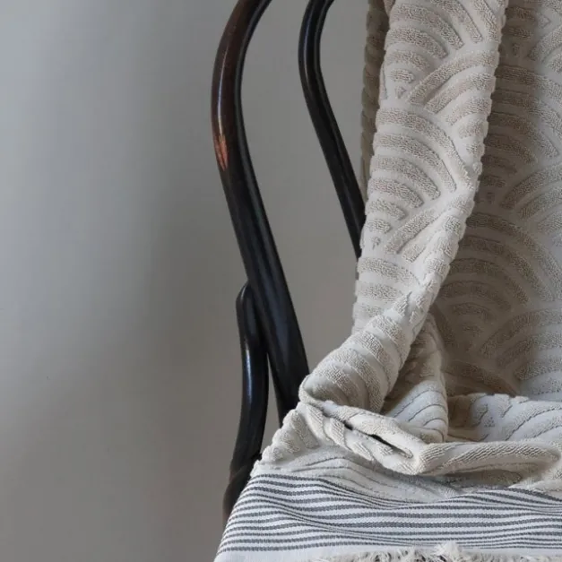 Maison Jean-Vier Drap de plage Beige