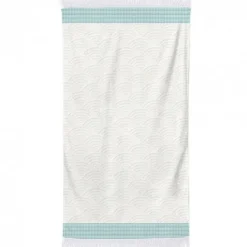 Maison Jean-Vier Drap de plage Blanc