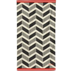 Maison Jean-Vier Drap de plage Noir