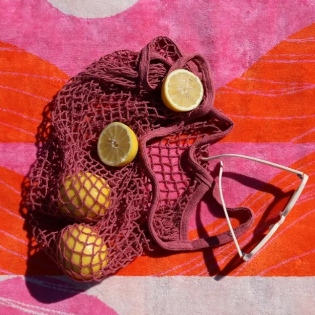 Maison Jean-Vier Drap de plage Rose