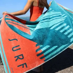 Maison Jean-Vier Drap de plage Vert