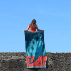 Maison Jean-Vier Drap de plage Vert