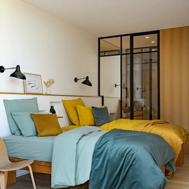 Maison Jean-Vier Drap du dessus Vert