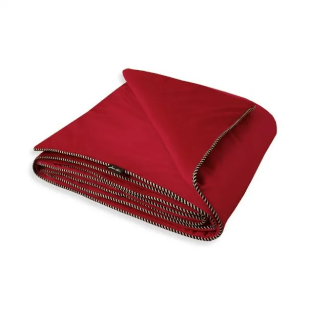 Maison Jean-Vier Édredon et bout de lit Rouge