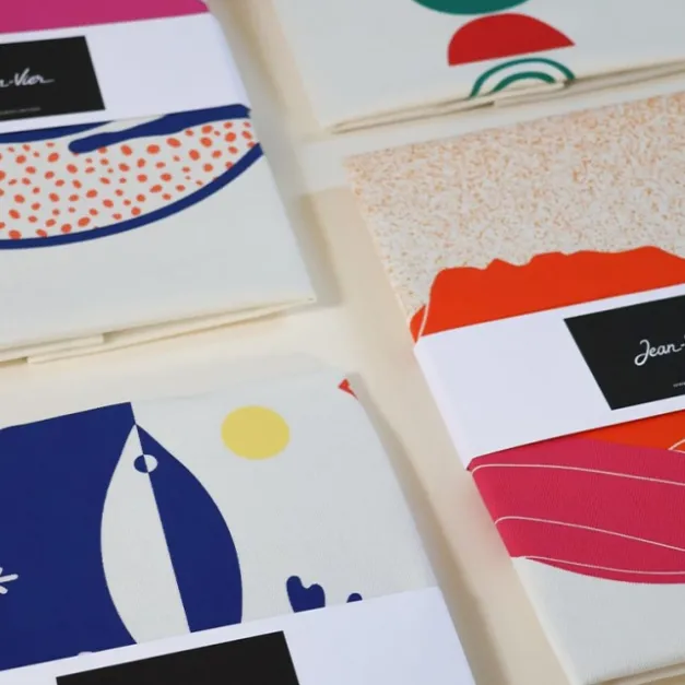 Maison Jean-Vier Essuie-main Bleu