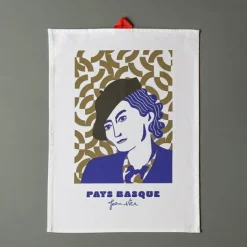 Maison Jean-Vier Essuie-main Bleu