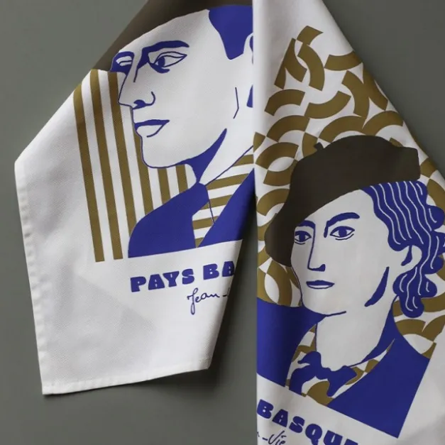 Maison Jean-Vier Essuie-main Bleu