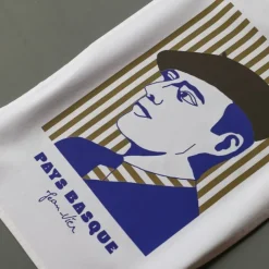 Maison Jean-Vier Essuie-main Bleu