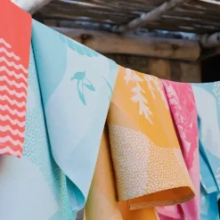 Maison Jean-Vier Essuie-main Bleu