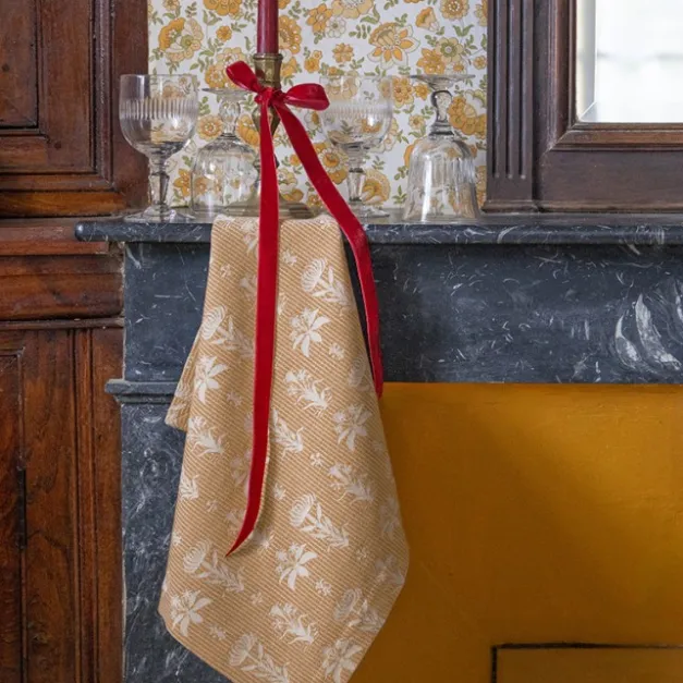 Maison Jean-Vier Essuie-main Jaune