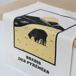 Maison Jean-Vier Essuie-main Jaune