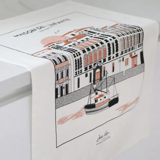 Maison Jean-Vier Essuie-main Rose