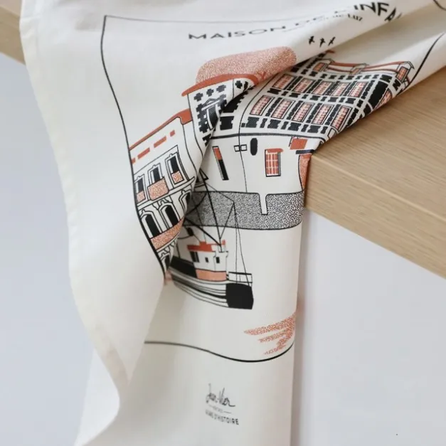 Maison Jean-Vier Essuie-main Rose