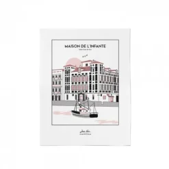 Maison Jean-Vier Essuie-main Rose