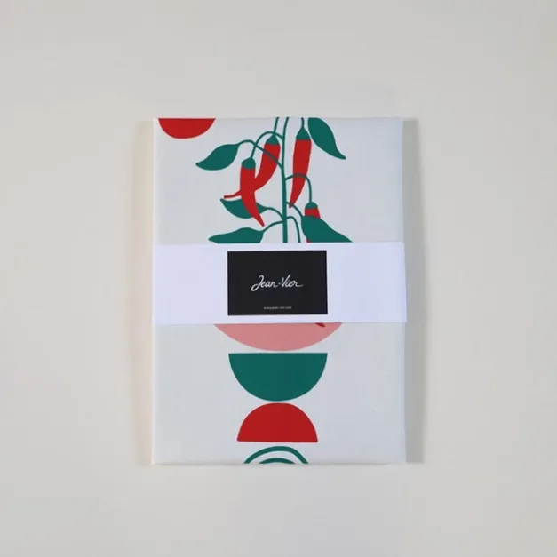 Maison Jean-Vier Essuie-main Rouge