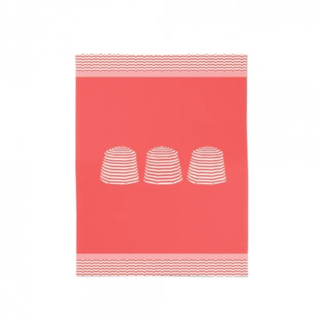 Maison Jean-Vier Essuie-main Rouge