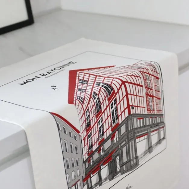 Maison Jean-Vier Essuie-main Rouge