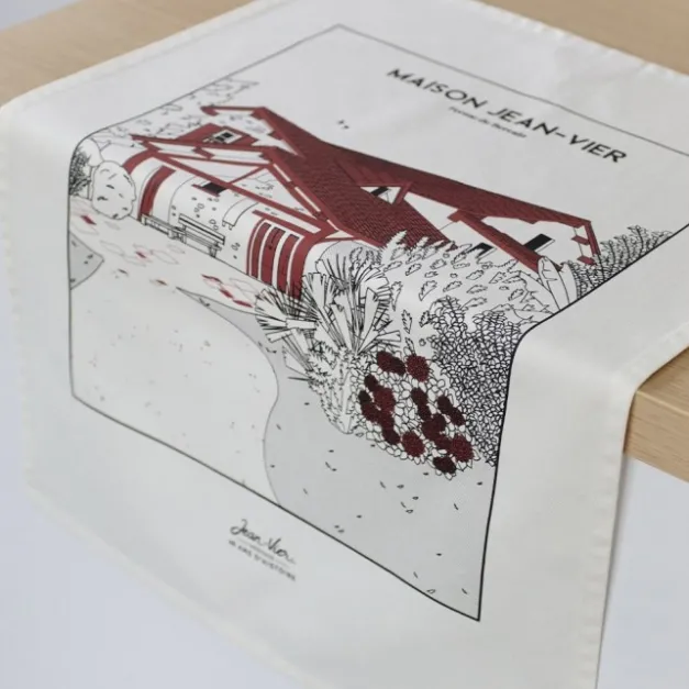 Maison Jean-Vier Essuie-main Rouge