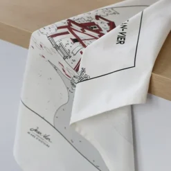 Maison Jean-Vier Essuie-main Rouge