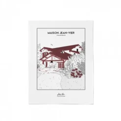 Maison Jean-Vier Essuie-main Rouge