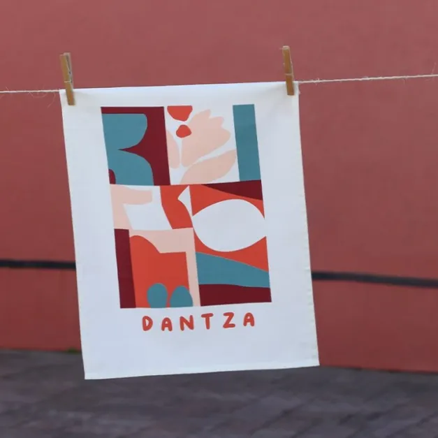 Maison Jean-Vier Essuie-main Rouge