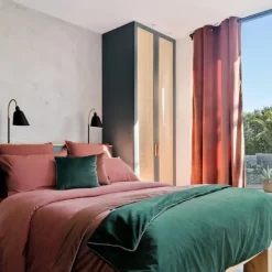 Maison Jean-Vier Housse de couette Orange