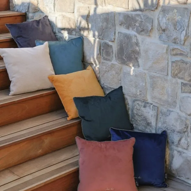 Maison Jean-Vier Housse de coussin Beige