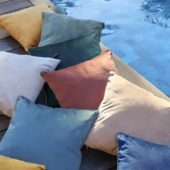 Maison Jean-Vier Housse de coussin Beige