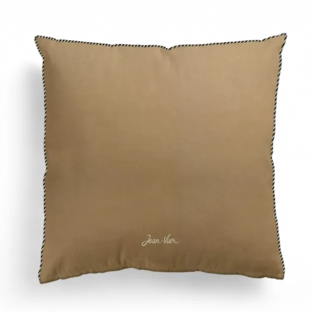 Maison Jean-Vier Housse de coussin Beige